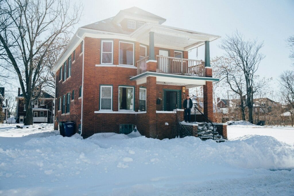 Detroit rental property during an inspection